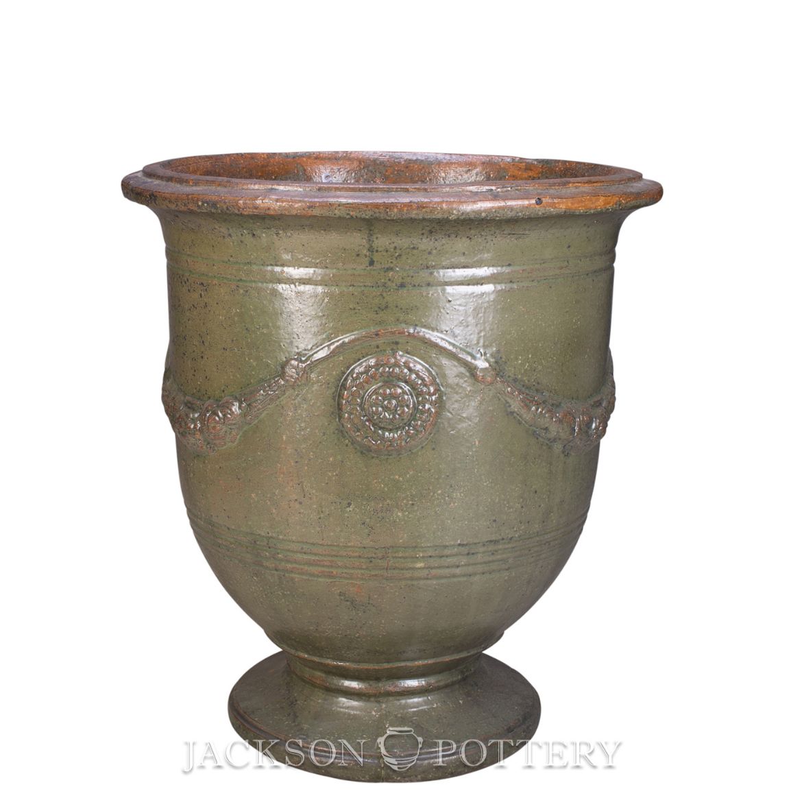 Picture of 18 in. Cezanne Urn - Mediterranean Green